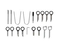 Ziaphsol Lot de 20 outils de démontage d'autoradio - Crochet et onvient pour VW Mercedes Benz BMW Skoda Becker Pioneer Atelier Garage