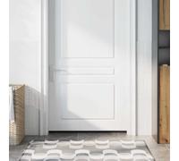 Ziaphsol Lot de 6 joints de brosse de porte en alliage d'aluminium - 100 cm de long - Blanc - Pour montage sur le bas de la porte contre les courants d'air et pour une meilleure efficacité énergétique