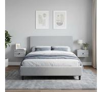 Ziaphsol Made from Durable MDF with a Sleek Sonoma Grey Finish, This Set of Two Wall-Mounted Bedside Tables Measures 34.5 x 33 x 20 Centimeters, Perfect for Small bedrooms, Apartments Or Dorm Rooms