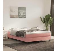 Ziaphsol Matelas à ressorts ensachés 140 x 210 x 20 cm en velours, rose blanc, fermeté moyenne, avec mousse à froid et mousse à mémoire de forme, respirant, ergonomique, convient pour lit à sommier