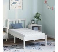 Ziaphsol Matelas en mousse PU, blanc, 60 x 120 cm, tissu jacquard avec couche de noix de coco, confort de sommeil moyen, pour chambre à coucher et lit d'appoint, 1 ensemble de matelas