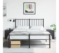 Ziaphsol Modern Black Steel Bedside Tables 2 pcs 34.5x39x44 cm with Storage compartments for Bedroom Living Room Dormitory Adult Child Furniture