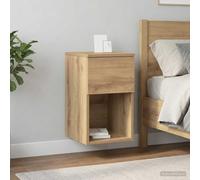 Ziaphsol Modern Oak Bedside Cabinet 2 Piece Set with Storage Drawers for Bedroom, Lounge Or Office, Durable Wood Engineering, Versatile, Chic Minimalist Design, Compact 29 x 31.5 x 49 cm