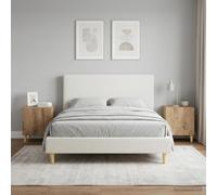 Ziaphsol Modern Oak Nightstand Set of 2 with Storage Space Scandinavian Style Bedside Tables for Bedroom Living Room Or Dormitory Durable Wood Engineering Finish