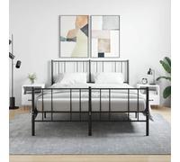 Ziaphsol Modern White Wooden Bedside Tables 2 pcs with Drawers 40x35x47.5 cm for Bedroom Living Room Furniture with Metal Legs and Storage Space Suitable for Scandinavian Vintage Industrial Decor
