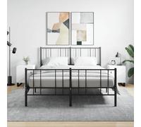 Ziaphsol Modern White Wooden nightstand with Spacious Storage Drawer and Metal Legs 40x40x50 cm Ideal for Bedroom Living Room Or Dorm Room with Wall mounting Option