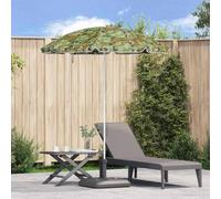 Ziaphsol Parasol de plage camouflage, 206 x 206 x 212 cm, en polyester et métal, parasol rond pour jardin, terrasse