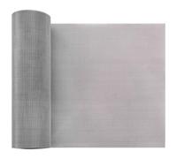 Ziaphsol Paravent en maille d'acier inoxydable 20 x 500 cm avec maille 60, panneau de clôture résistant à la corrosion pour clôture de jardin, brise-vue, enclos pour animaux, projets de bricolage