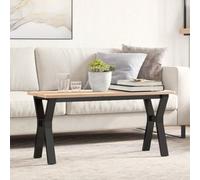 Ziaphsol Pieds de Table Basse en Acier Noir Cadre en Y 90x30x43 cm Support Stable pour Meuble Support piètement Robuste pour Salon Cuisine Bureau Atelier