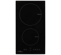 Ziaphsol Plaque de Cuisson Induction 2 brûleurs en Verre Noir avec Commande Tactile, 3500W, minuterie, sécurité Enfant, détection Casserole, sur Table ou encastrable pour Cuisine Moderne