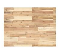 Ziaphsol Plateau de bureau non traité en bois d'acacia massif - 80 x 60 x 2 cm - Plateau de table rectangulaire pour accessoires de bureau, cadre, étagère, bureau, bureau, salle d'étude, jeux
