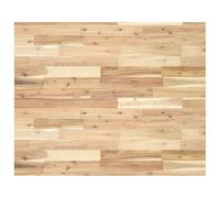 Ziaphsol Plateau de bureau rectangulaire en bois d'acacia massif non traité - 100 x 80 x 4 cm - Pour accessoires de bureau, table de bureau, cadre, bureau à domicile et jeux