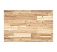 Ziaphsol Plateau de bureau rectangulaire en bois d'acacia massif non traité - 140 x 50 x 4 cm - Pour cadre de table, accessoires de bureau, bureau à domicile, bureau, étude, robuste et facile