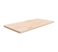 Ziaphsol Plateau de lavabo en chêne massif non traité - 100 x 50 x 2,5 cm - Plateau de table de rechange pour cuisine, établi de travail, plaque de recouvrement pour rénovation et montage