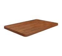 Ziaphsol Plateau de lavabo marron foncé 60 x 40 x 2,5 cm - Surface traitée en chêne massif - Plaque de rechange pour salle de bain, cuisine, établi de travail