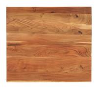 Ziaphsol Plateau de table 100 x 80 x 2,5 cm en bois d'acacia massif pour table à manger, table basse ou projet de meubles, surface rustique, durable, adapté pour cuisine, salon, extérieur