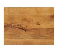 Ziaphsol Plateau de table rectangulaire en bois massif 90 x 50 cm pour salle à manger et bureau, plan de travail en bois robuste avec grain naturel, convient comme plaque de rechange, projet de