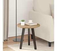 Ziaphsol Plateau de table rond en bois de chêne artisanal - Diamètre : 40 cm - Épaisseur : 1,5 cm - Pour extérieur, jardin, salle à manger, salon, surface stable, convient pour la construction de