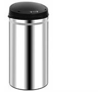 Ziaphsol Poubelle à capteur Automatique 50 L en Acier Inoxydable avec Couvercle en ABS Durable, Technologie sensorielle pour Cuisine Salle de Bain Bureau ou Jardin, Facile à Nettoyer