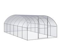 Ziaphsol Poulailler d'extérieur 3 x 6 x 2 m en acier galvanisé, enclos pour petits animaux, cage pour petits animaux, enclos pour extérieur, jardin, balcon, appartement et protection