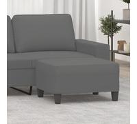 Ziaphsol Repose-Pied Gris foncé 70x55x41 cm en Tissu Microfibre Durable pour Salon, Chambre ou Bureau, Design modulable et Stable, idéal pour détente, Lecture ou comme siège d'appoint