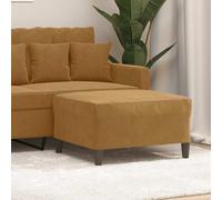 Ziaphsol Repose-Pied Marron 70x55x41 cm Velours Doux et Stable pour Salon, Chambre ou Bureau, Design modulable, idéal pour détente, Lecture ou comme siège supplémentaire