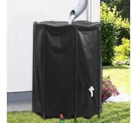 Ziaphsol Réservoir d'eau Pliable 1350 L PVC avec Robinet, système d'arrosage, Tuyau asperseur, pulvérisateur, raccord, Lance Pistolet, minuterie pour Jardin, terrasse, Balcon, Serre