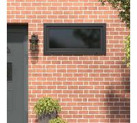 Ziaphsol RISOR Fenêtre de cave 120 x 60 cm en PVC et verre anthracite avec fonction basculante et rotative, cadre de 60 mm avec système à 5 chambres pour cave, protection thermique et isolation