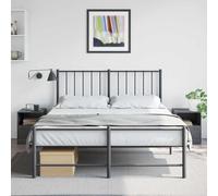 Ziaphsol Set of 2 Anthracite Bedside Tables 34.5x39x44 cm Steel Modern Bedroom Nightstands with Drawer Shelf for Living Room Dormitory and Child Room