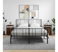 Ziaphsol Set of Two Bedroom Side Tables Made with Durable Engineered Wood and Sturdy Metal Frame Measuring 40 by 42 by 60 Centimeters Ideal for Bedroom Or Living Room Decor Provides Ample Storage