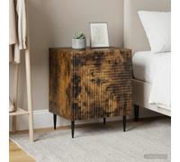 Ziaphsol Set of Two Bedside Tables Made of Durable Engineered Wood with a Vintage Finish Measuring 43 x 34.5 x 50 Centimeters, Ideal for Bedroom, Living Room Or Dormitory