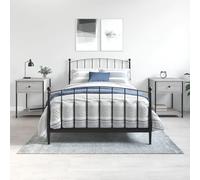 Ziaphsol Sonoma Grey Bedside Tables 2 Pieces Wooden Nightstands with Storage and Adjustable Feet for Bedroom Living Room Modern Industrial Design