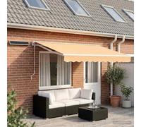 Ziaphsol Store banne auvent rétractable électrique Sable 4 x 3 m, Toile pergola en Polyester 240 GSM, Structure Aluminium Acier, pour terrasse Balcon Jardin Patio véranda