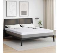 Ziaphsol Surmatelas en mousse à mémoire de forme lavande 38D, blanc, lit empereur, respirant, avec housse de protection amovible et lavable, antidérapant pour un confort doux dans la chambre à coucher
