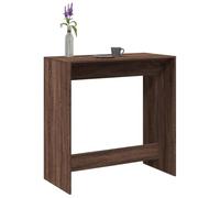 Ziaphsol Table de bar marron aspect chêne 102 x 50 x 103,5 cm Table haute pour cuisine salle à manger Table haute durable pour rassemblements intimes