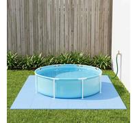 Ziaphsol Tapis de protection de sol de piscine en mousse EVA, 24 pièces, bleu, 8,64 m², couverture de piscine modulaire pour jardin, terrasse, isolation antidérapante contre la perte de chaleur