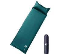 Ziaphsol Tapis isolant auto-gonflant avec coussin, tapis de camping et tapis de couchage en mousse 19D avec revêtement en PVC, 190 x 64 x 3 cm, compact et pliable pour extérieur, trekking, voyage