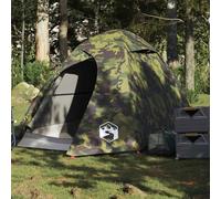 Ziaphsol Tente de Camping à dôme Personnes Gris Orange légère et Portable pour randonnée Bivouac Camping Trekking avec moustiquaire abside et Ventilation