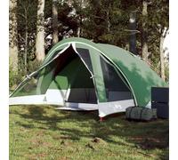 Ziaphsol Tente de Camping Cabine Bleue pour Personnes, Tente Igloo dôme résistante au Vent avec Double-Toit Amovible, abri Portable léger pour randonnée, Festival et Jardin