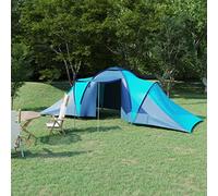 Ziaphsol Tente de Camping familiale pour 6 Personnes, Tente Igloo dôme avec abside, Ventilation, moustiquaire, Facile à Monter, idéale pour randonnée, Bivouac, Festivals, Plage, Jardin