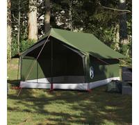 Ziaphsol Tente de camping pour 2 personnes, vert olive, imperméable, polyester 185T avec revêtement PU, moustiquaire et ventilation, 200 x 124 x 98 cm, tente de trekking légère avec raccord E
