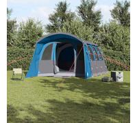 Ziaphsol Tente familiale avec Toit Vert et Blanc x x, abri Portable résistante à l'eau et UV, idéale pour Camping, Jardin, Festival, randonnée, avec arceaux et Sardines