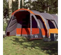 Ziaphsol Tente familiale Tunnel Bleu pour Camping randonnée Bivouac abri léger avec Ventilation moustiquaire arceaux piquets Sardines et Porte Double Fermeture adaptée aux Festivals et à