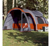 Ziaphsol Tente familiale Tunnel Bleu pour Camping randonnée Bivouac abri léger avec Ventilation moustiquaire arceaux piquets Sardines et Porte Double Fermeture adaptée aux Festivals et à