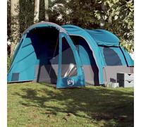 Ziaphsol Tente familiale Tunnel Bleu pour Camping randonnée Bivouac abri léger avec Ventilation moustiquaire arceaux piquets Sardines et Porte Double Fermeture adaptée aux Festivals et à