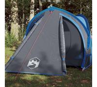 Ziaphsol Tente Igloo dôme familiale pour Camping randonnée Bivouac avec Ventilation moustiquaire abside auvent Portable compacte résistante à l'eau Bleu