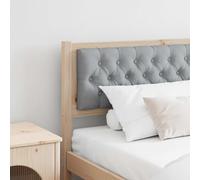 Ziaphsol Tête de lit en bois massif de pin marron gris clair 200 cm, respirante, durable, design moderne, élégance simple pour chambre à coucher