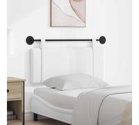 Ziaphsol Tête de lit suspendue en tissu blanc, panneau rembourré pour chambre à coucher, universel, compatible avec cadre de lit, lit double, lit simple, design moderne, peu encombrant, facile