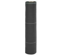 Ziaphsol Toile anti-mauvaises herbes de jardin, en polypropylène, noir, 0,5 x 10 m, perméable à l'eau, respirante, pour parterres surélevés, terrasse, chemins, jardins en pierre, résistant à la