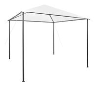 Ziaphsol Tonnelle 3x3x2,9 m Blanc 180 g/m² Abri de Jardin Extérieur Pergola Résistante UV et Salissures pour Fêtes, Camping, Pique-niques, Facile à Monter, Structure Autoportante